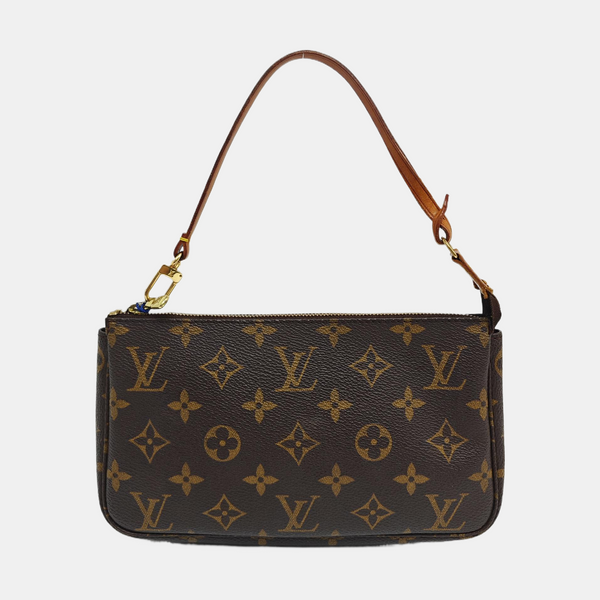 ACCESSOIRES Monogram Coated Canvas Brown