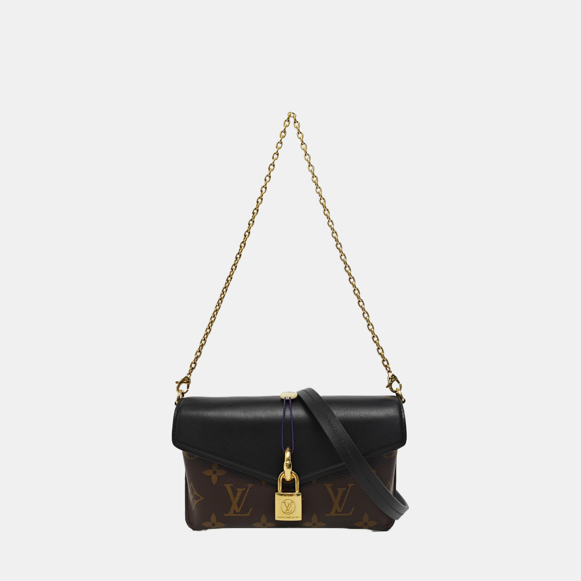 PADLOCK Monogram Coated Canvas Brown