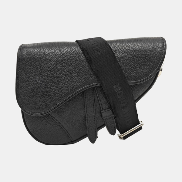 Saddle Mini Calfskin Black