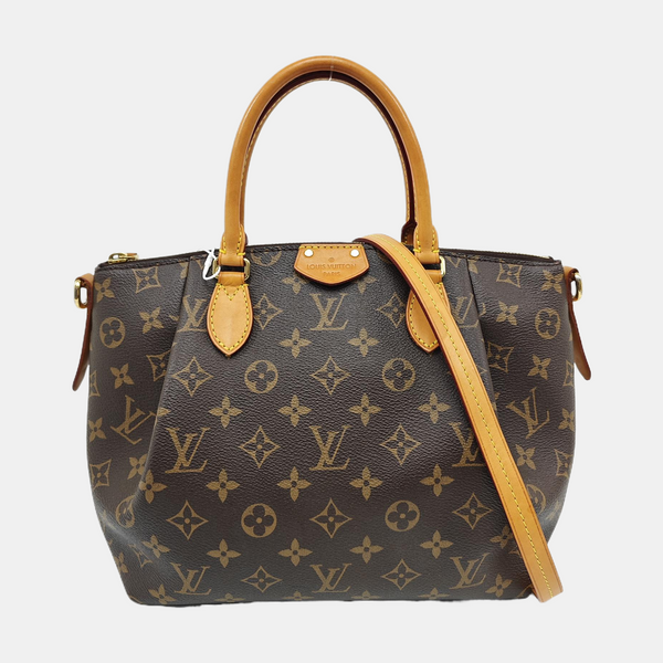 TURENNE Monogram Coated Canvas Brown