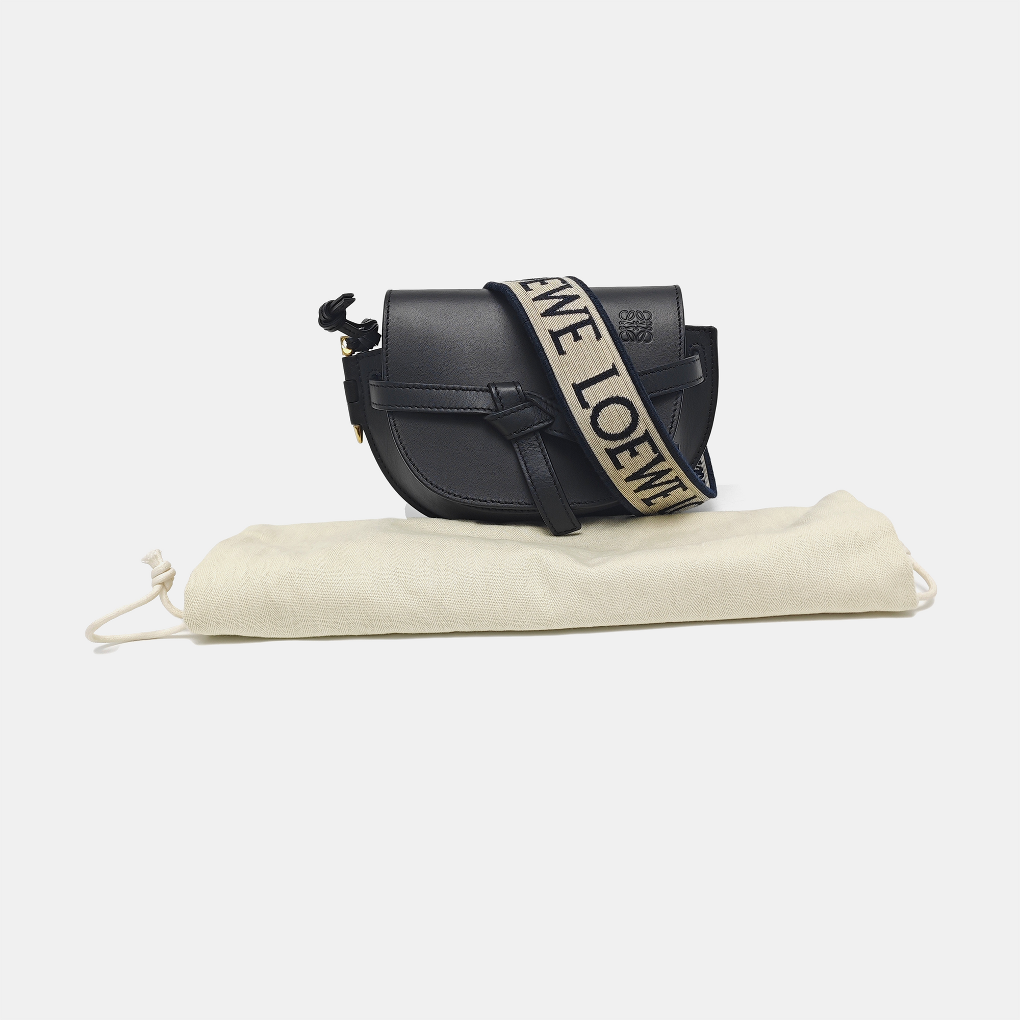 Gate Mini Calfskin Black
