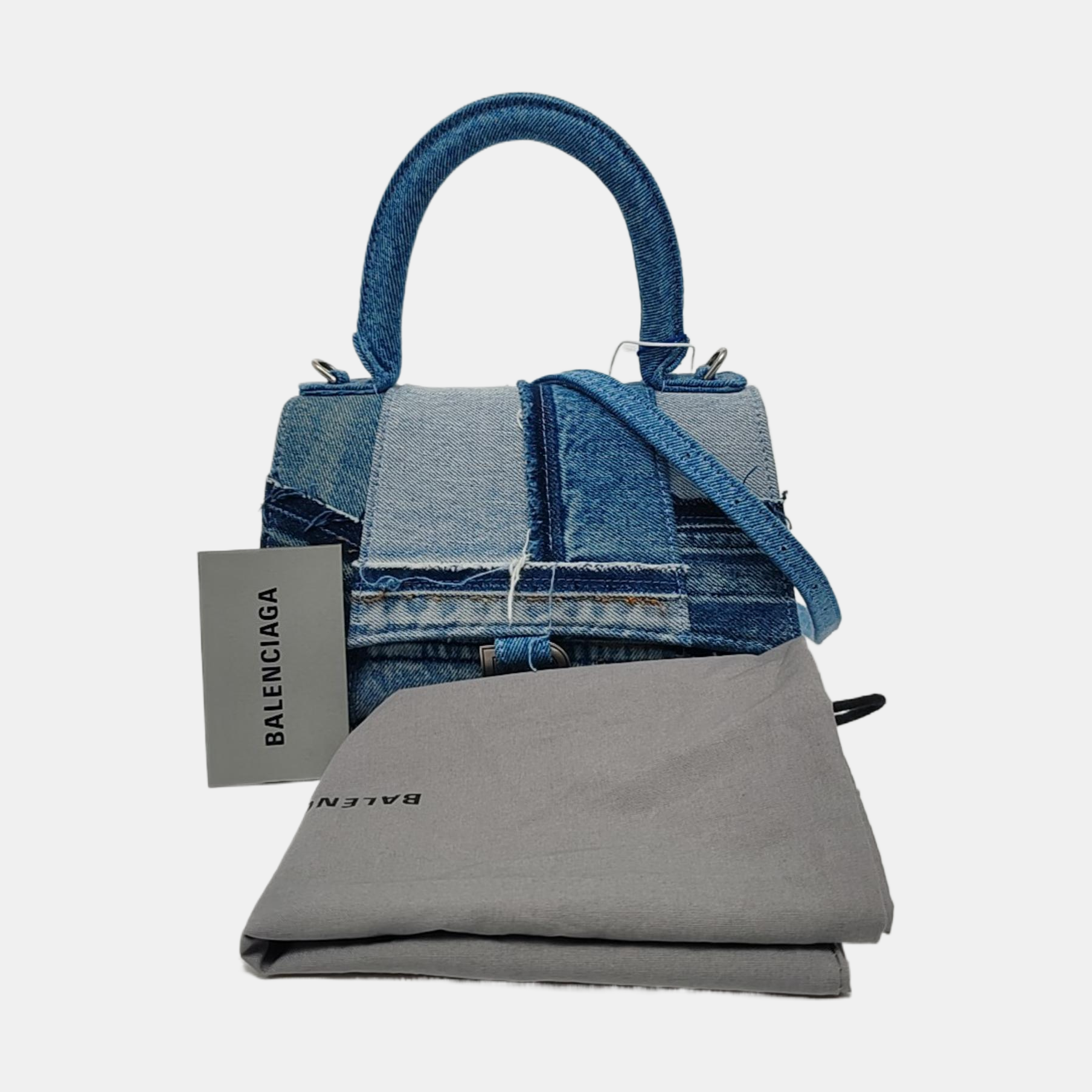 Hourglass S Quilted Denim Blue