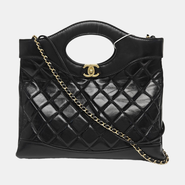 CHANEL 31 Quilted Lambskin Black