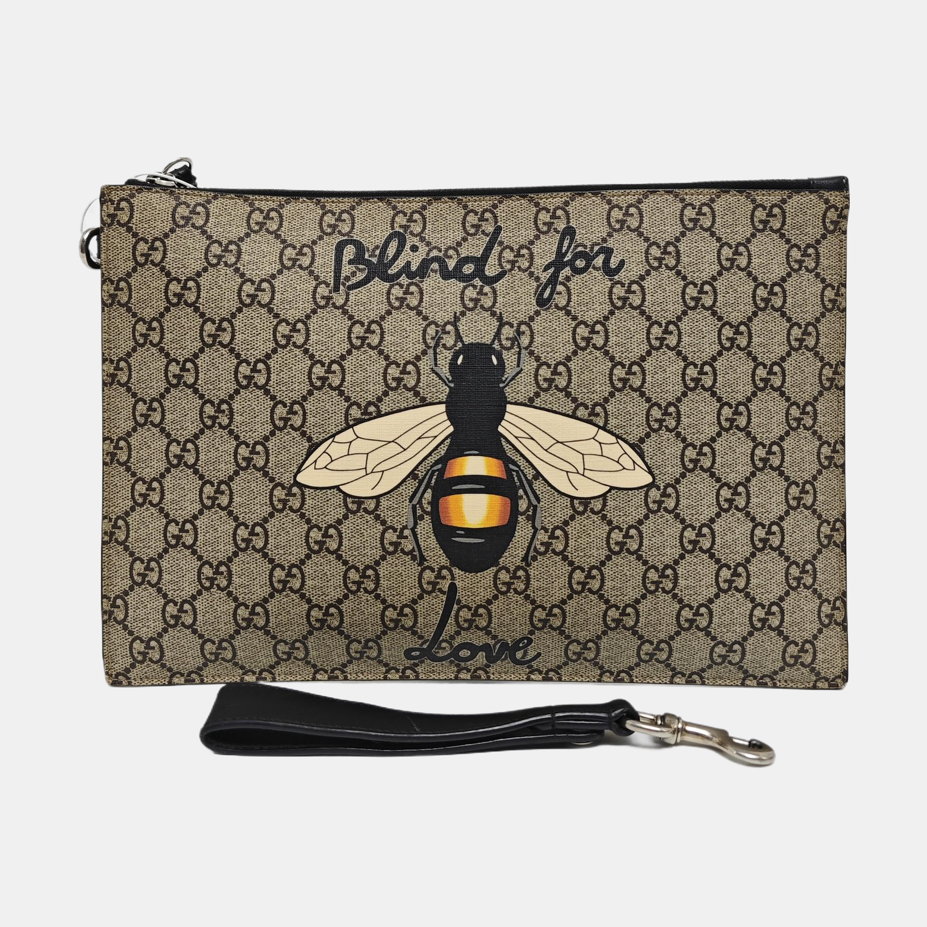 GG Supreme Monogram Coated Canvas Beige
