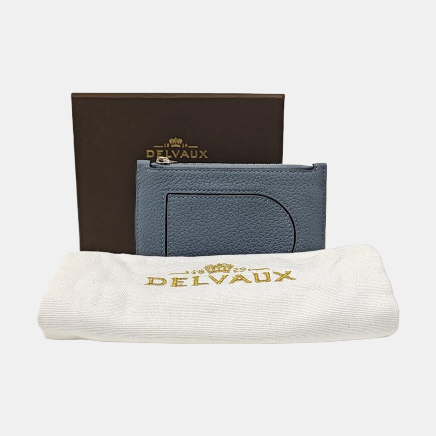 Pin Toy Mini Calfskin Blue Wallet