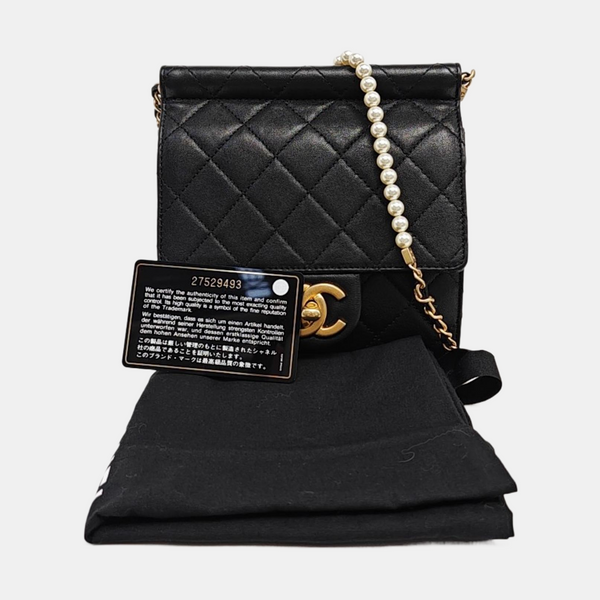 CLASSIC FLAP Mini Quilted Lambskin Black
