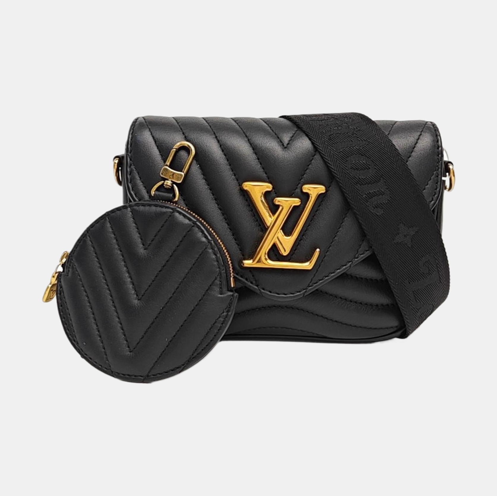 NEW WAVE Quilted Calfskin Black