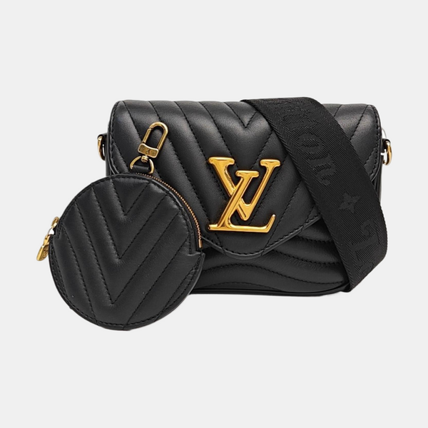 NEW WAVE Quilted Calfskin Black