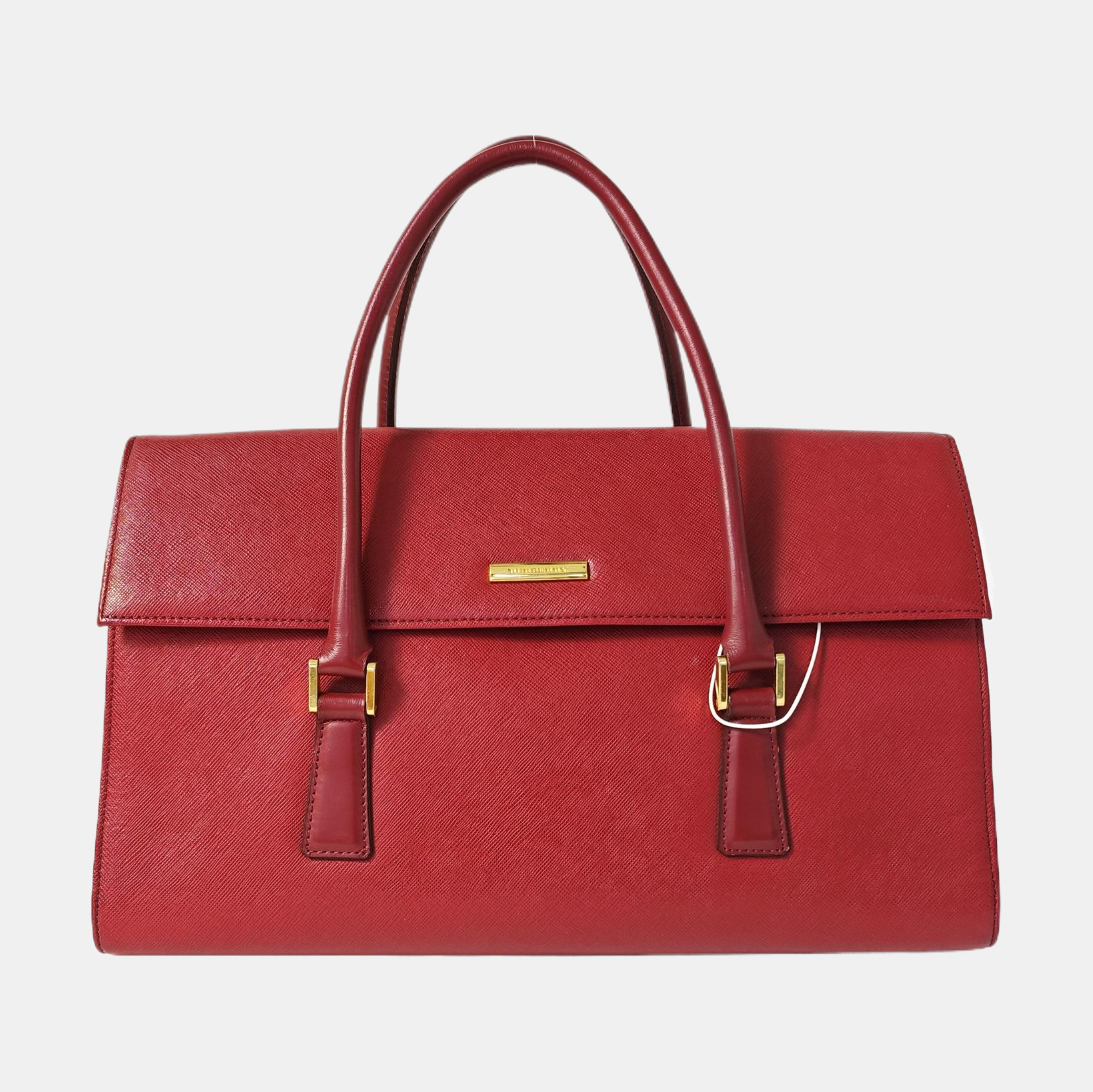 Calfskin Top Handle Bag Red