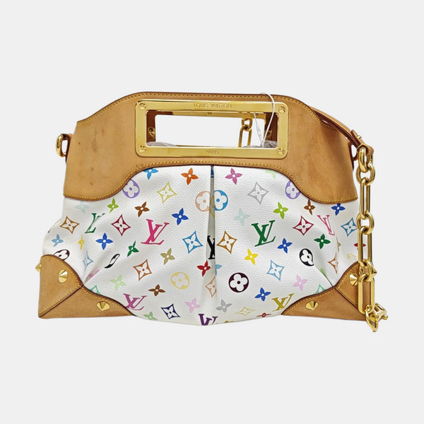 LV × TM JUDY MM Monogram Coated Canvas White