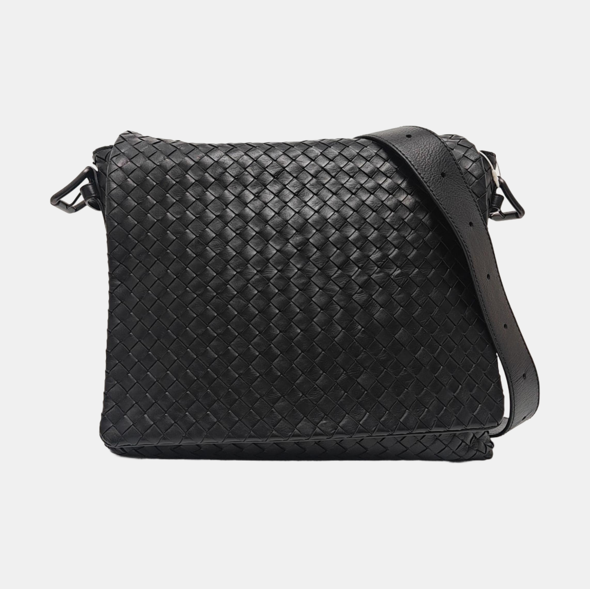 Calfskin Shoulder Bag Black