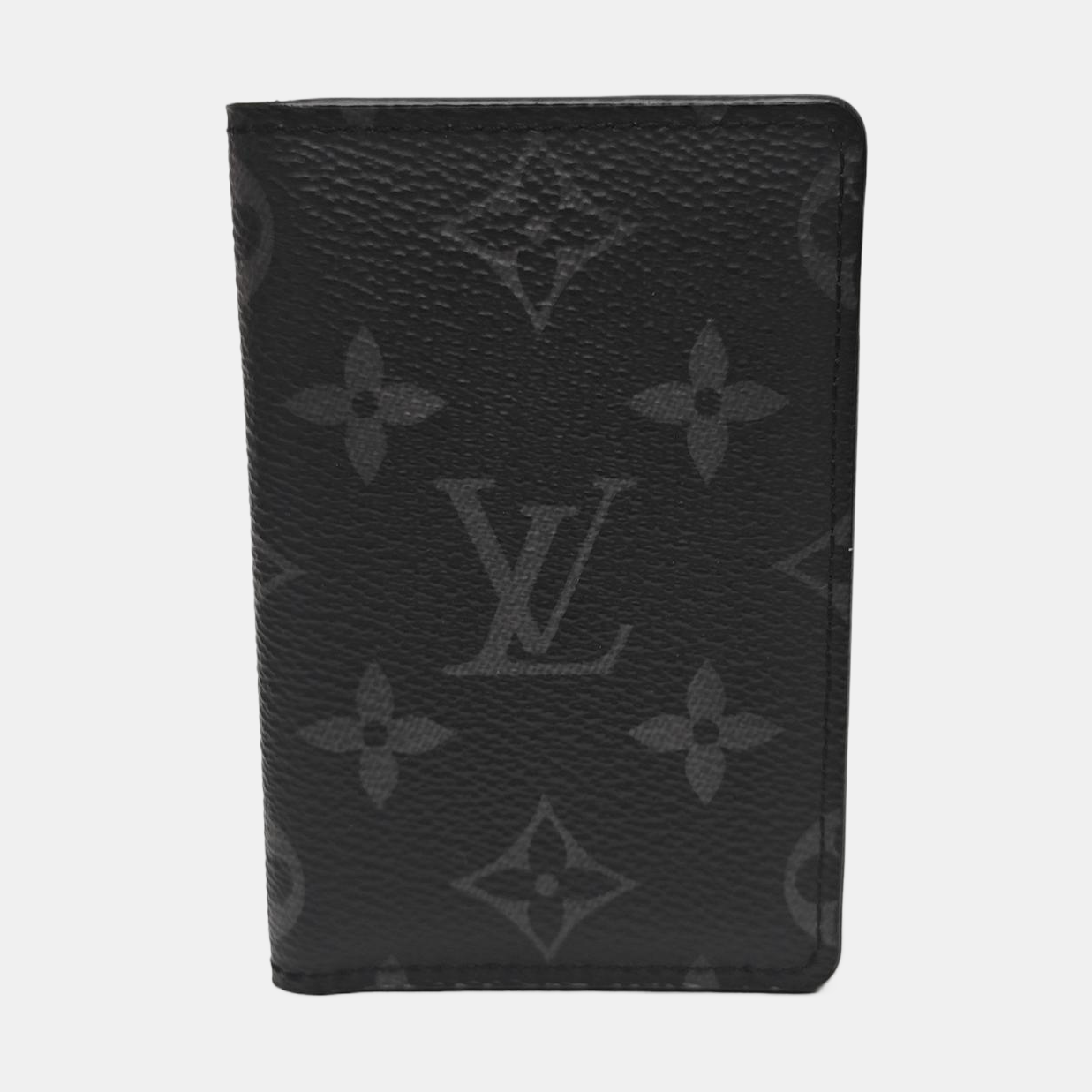Monogram Coated Canvas Card Holder Mini Black