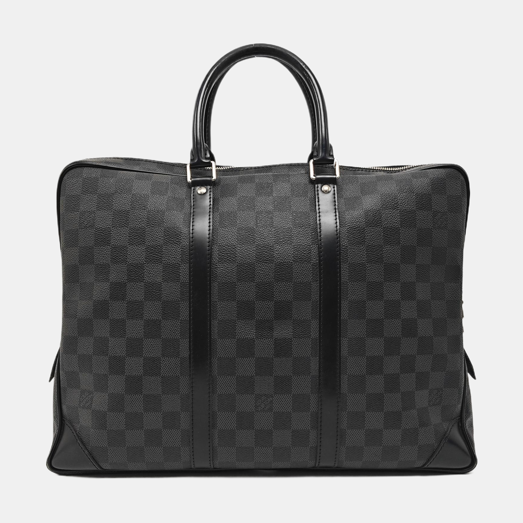 PORTE-DOCUMENTS Damier Graphite Coated Canvas Black