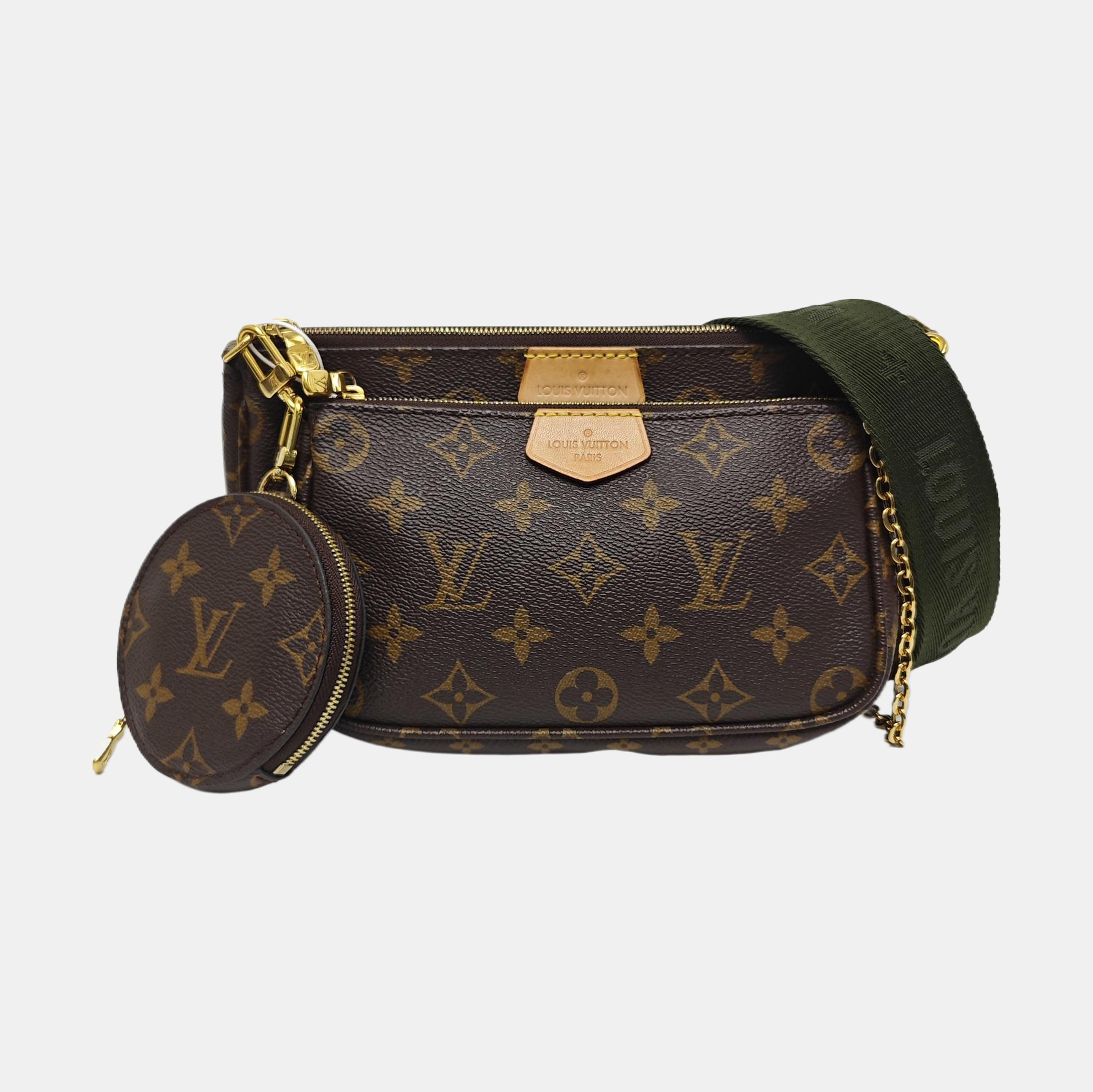 MULTI Monogram Coated Canvas Brown