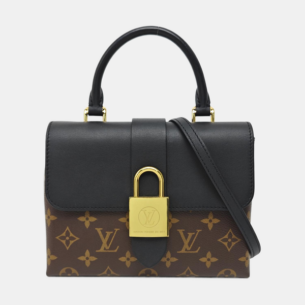 LOCKY BB Monogram Coated Canvas Brown
