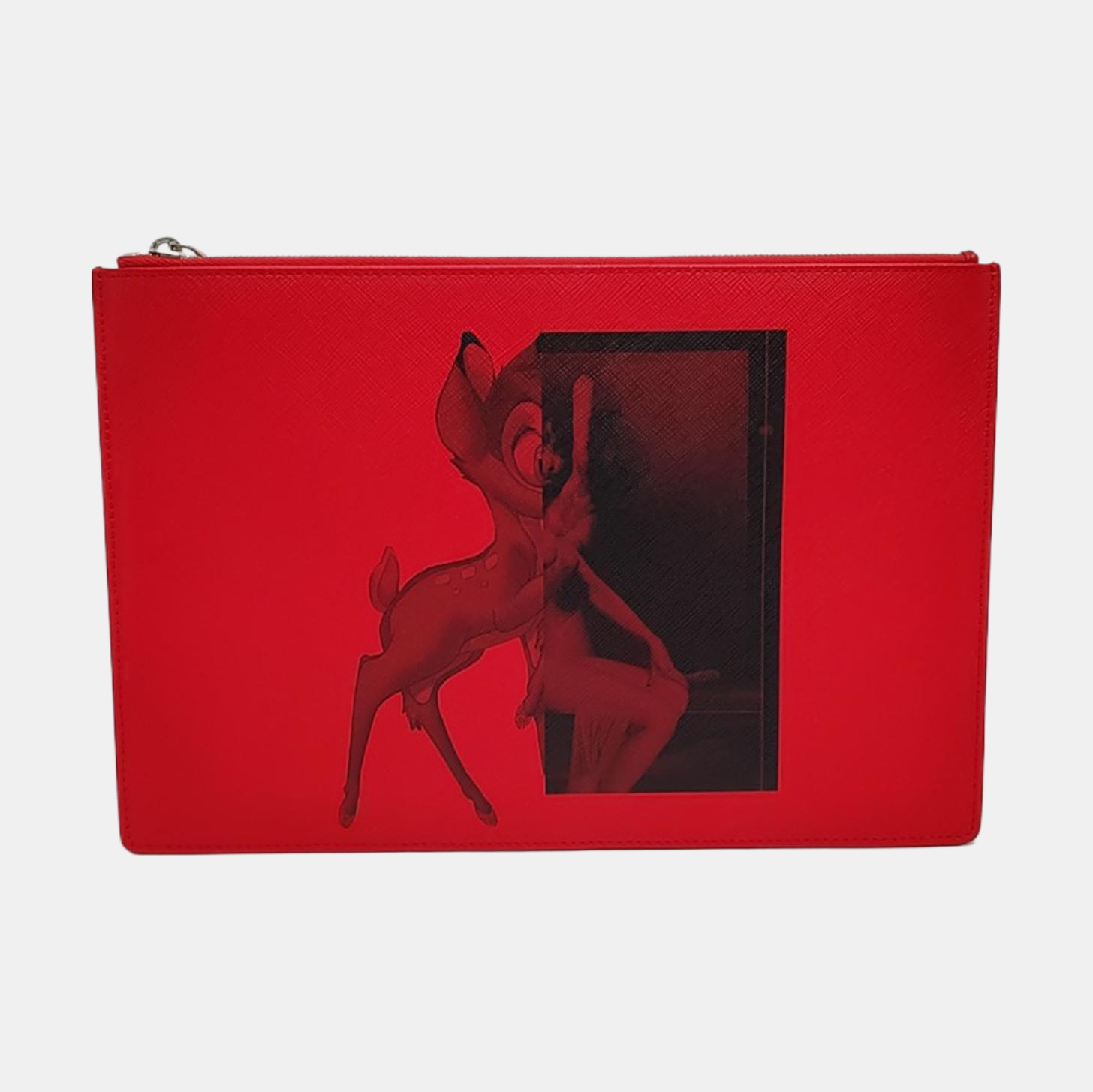 Calfskin Clutch Red