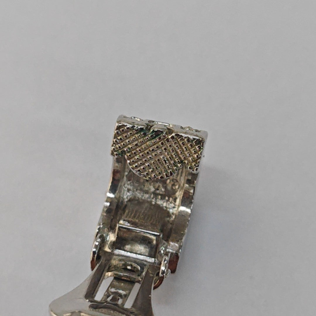 Metal Silver Clip On Earrings