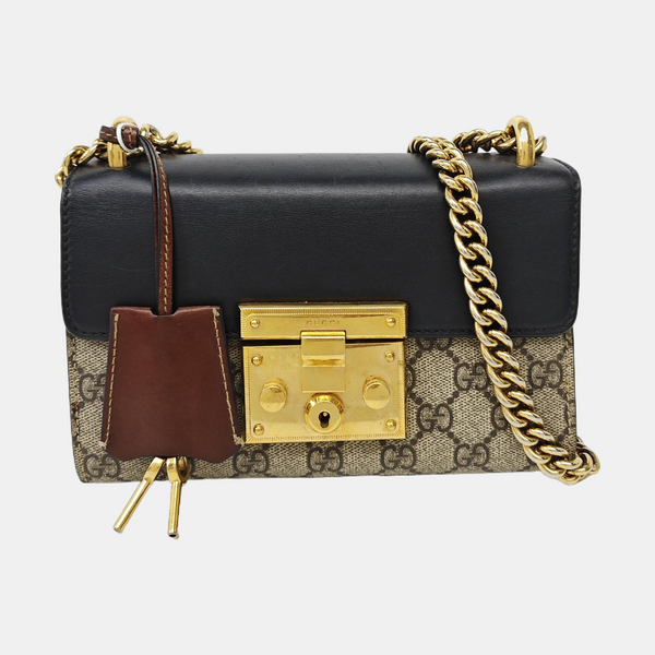 Padlock Small Monogram Coated Canvas Multicolor