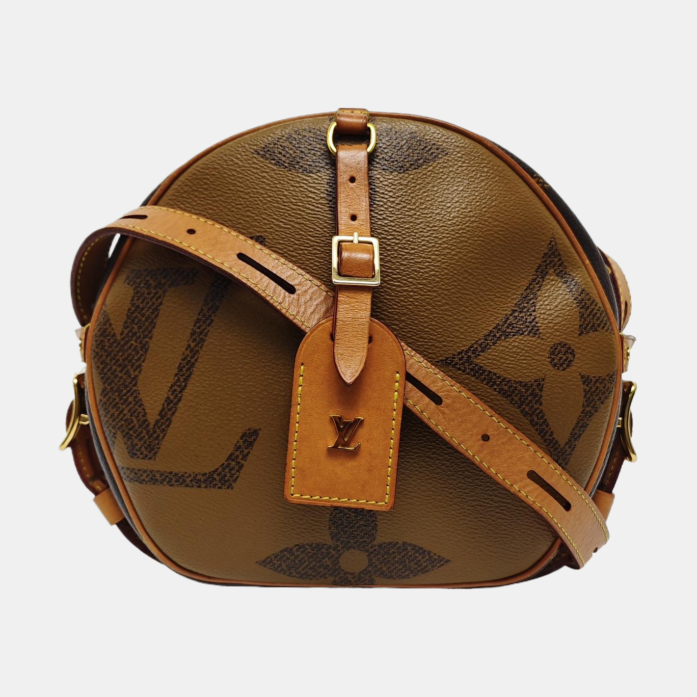 BOITE CHAPEAU MM Monogram Coated Canvas Brown