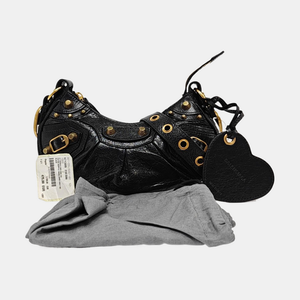Le Cagole Small Calfskin Black