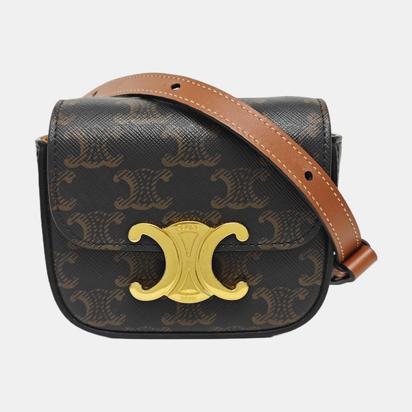 TRIOMPHE Mini Coated Canvas Black