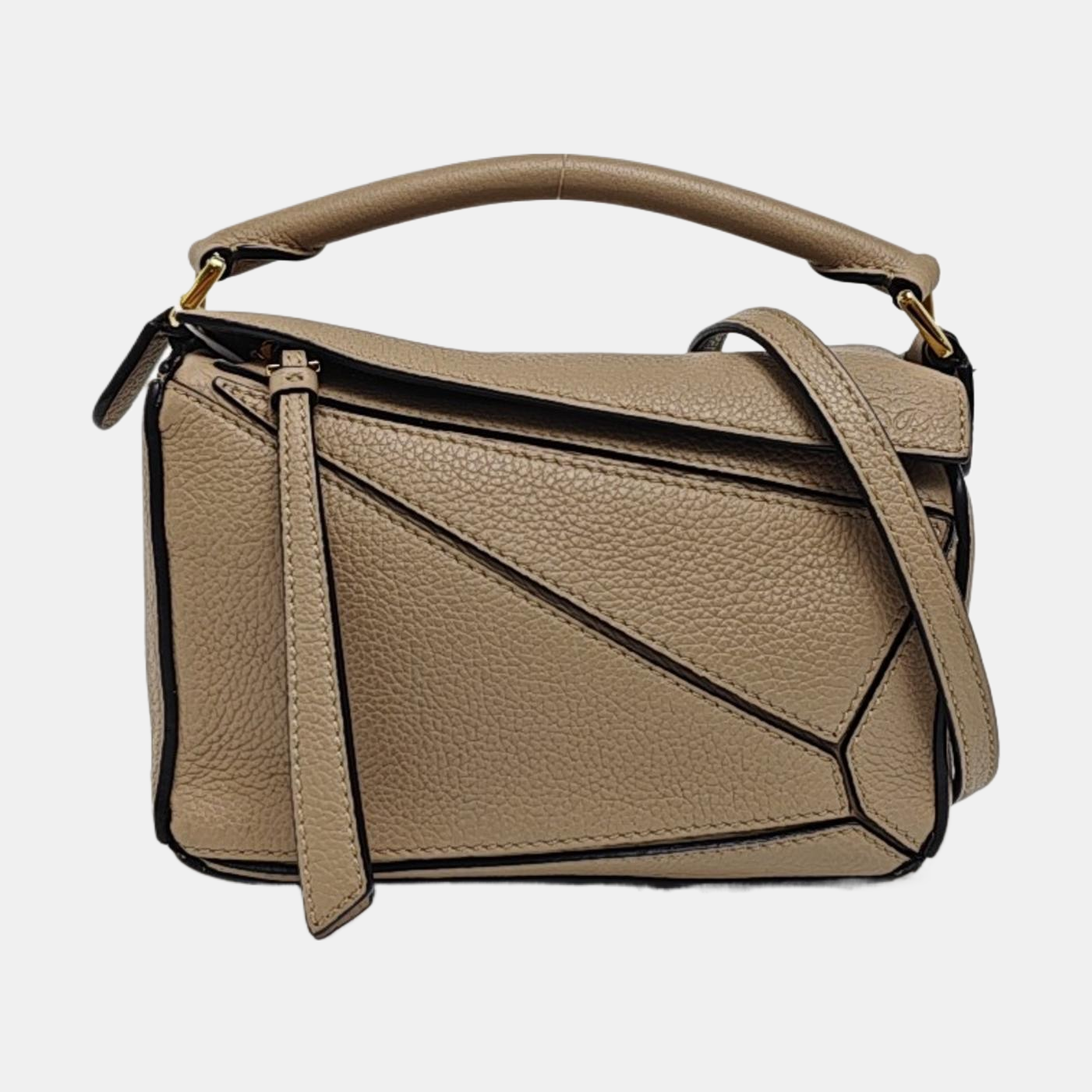 Puzzle Mini Calfskin Gray