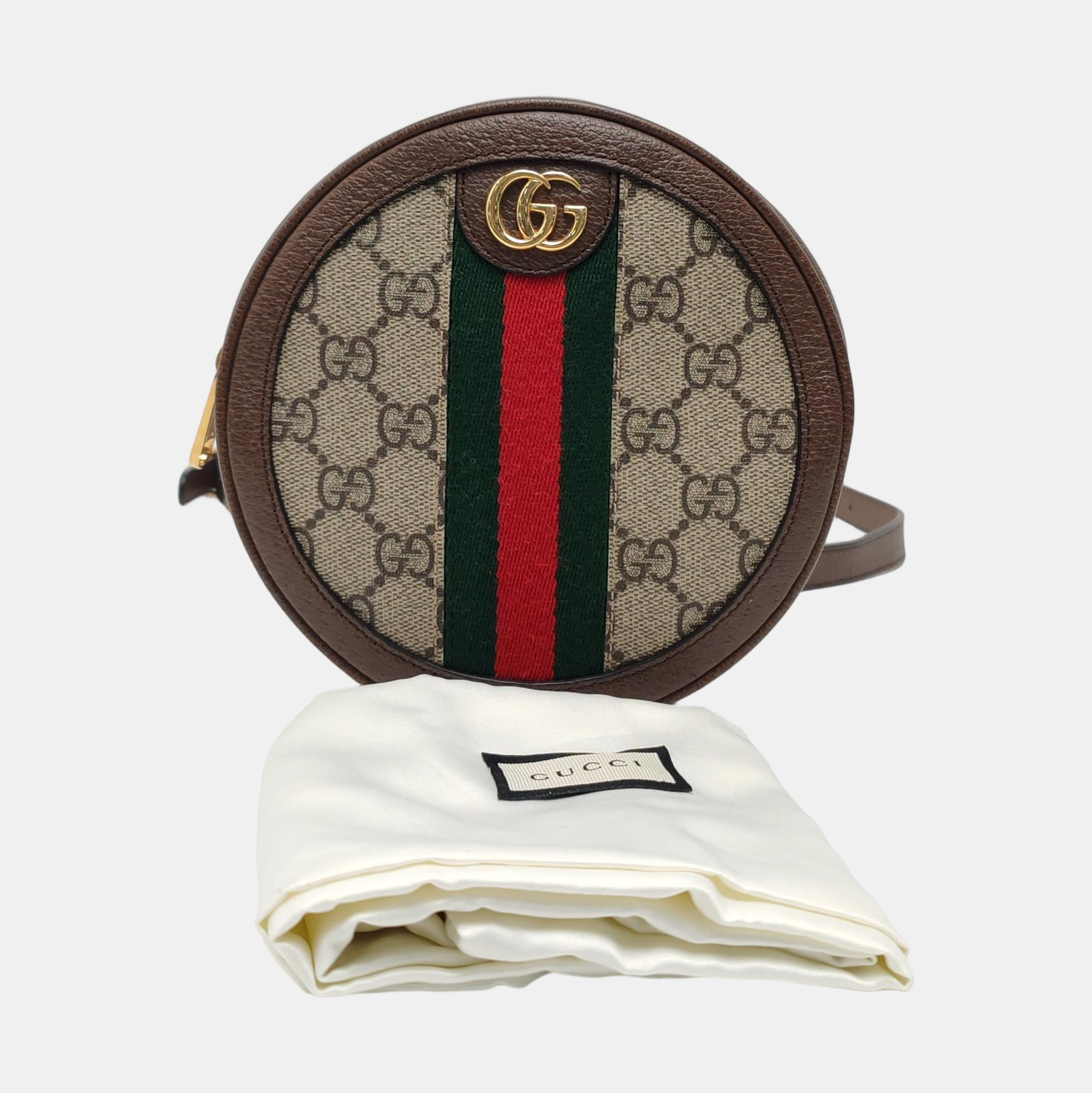Authenticated pre-owned  Ophidia Mini Monogram Coated Canvas Beige - Backpack at Looply