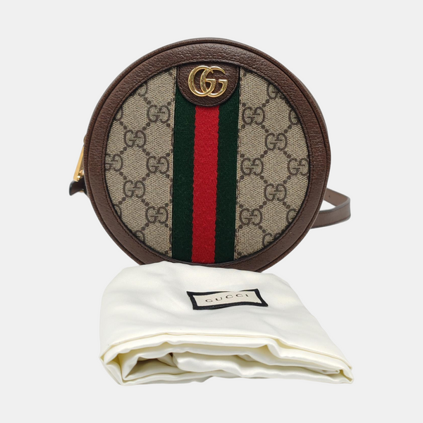 Authenticated pre-owned  Ophidia Mini Monogram Coated Canvas Beige - Backpack at Looply