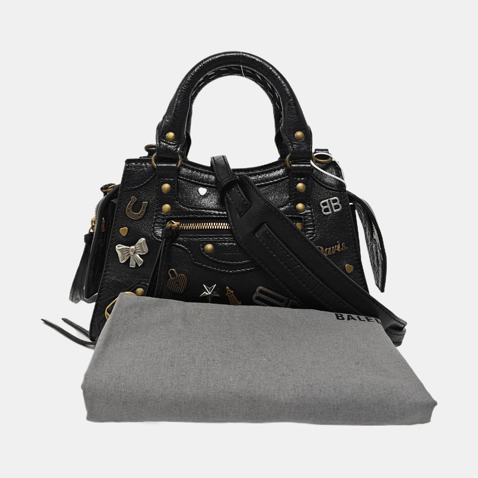 Neo Classic Super Mini Lambskin Black