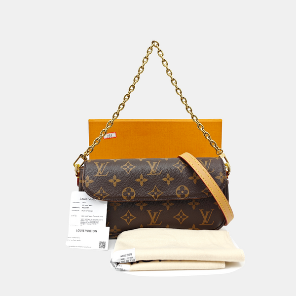 IVY Monogram Coated Canvas Brown