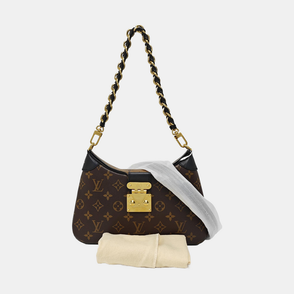 TWINNY Monogram Coated Canvas Brown