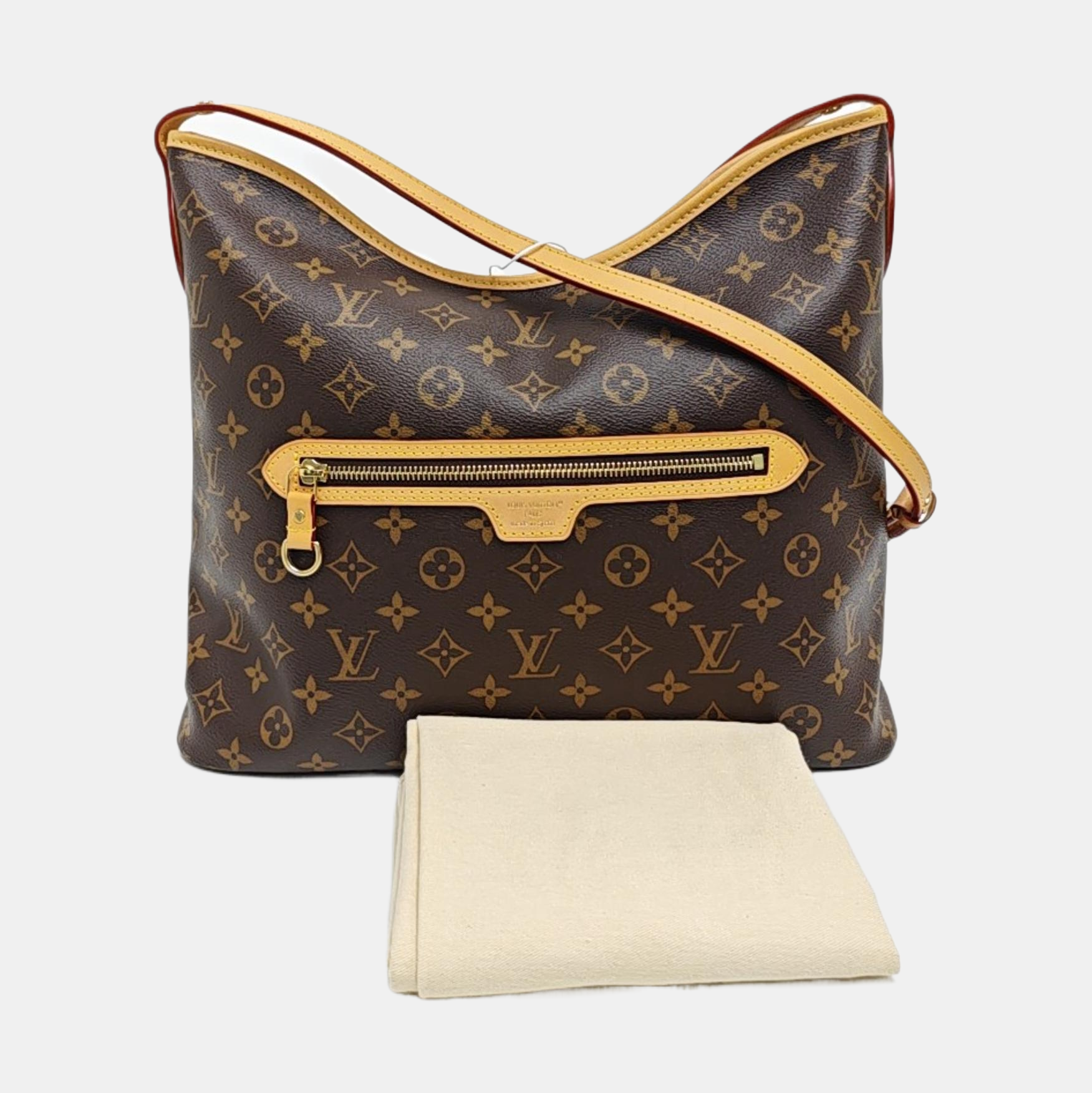 Line Up Monogram Coated Canvas Brown