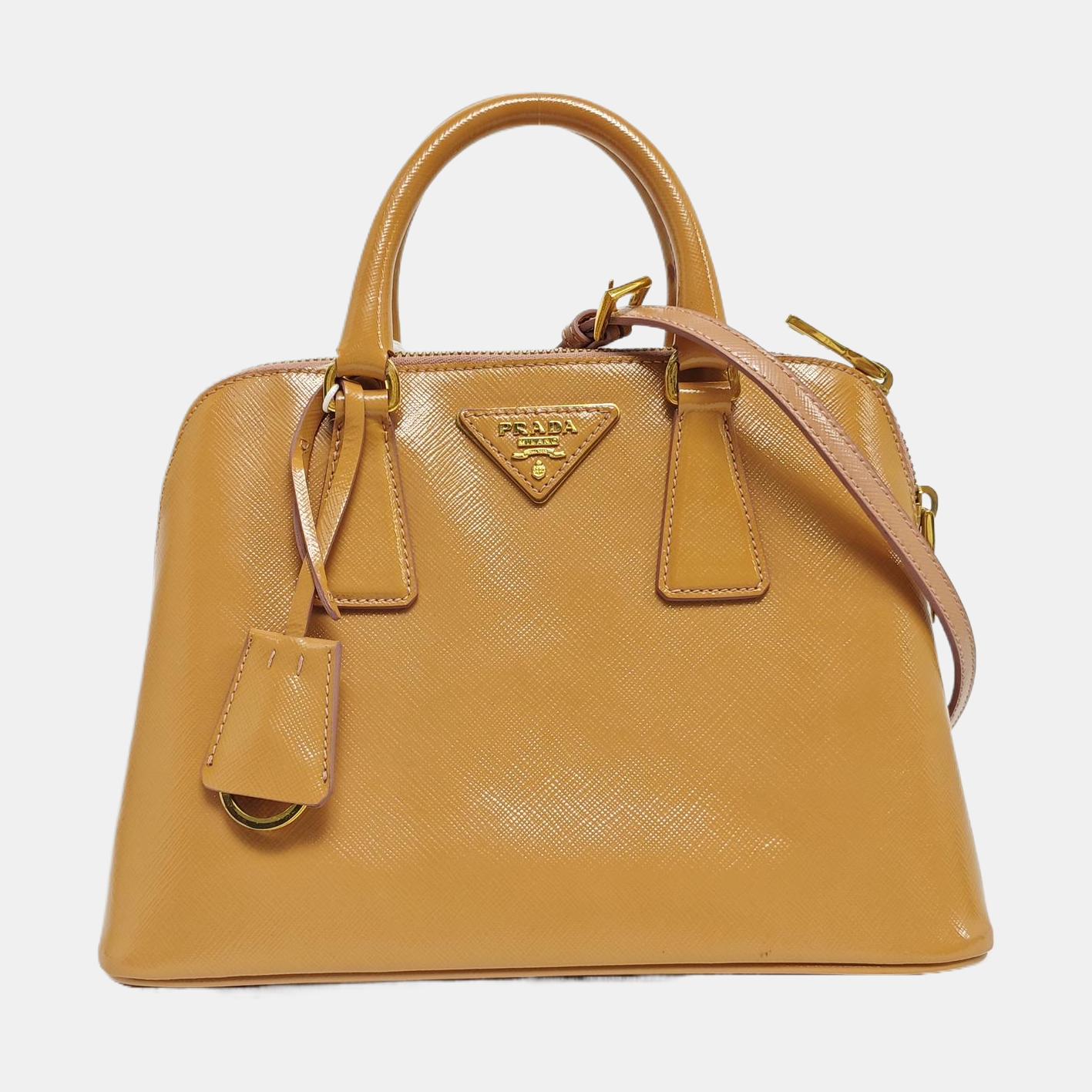 Authenticated pre-owned  Promenade Saffiano Calfskin Yellow - Shoulder Bag at Looply