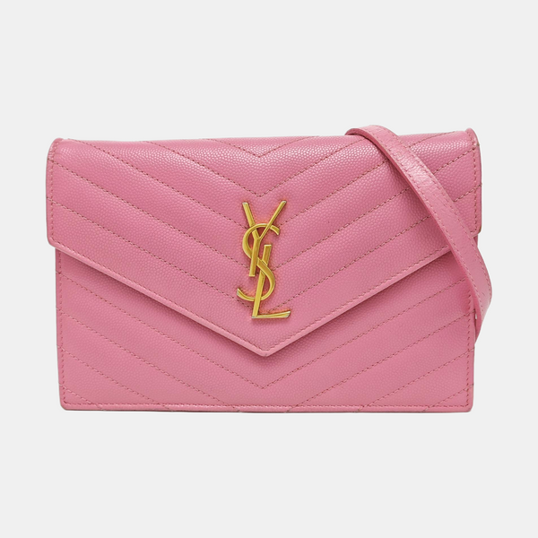 MONOGRAM WOC Chevron Calfskin Pink
