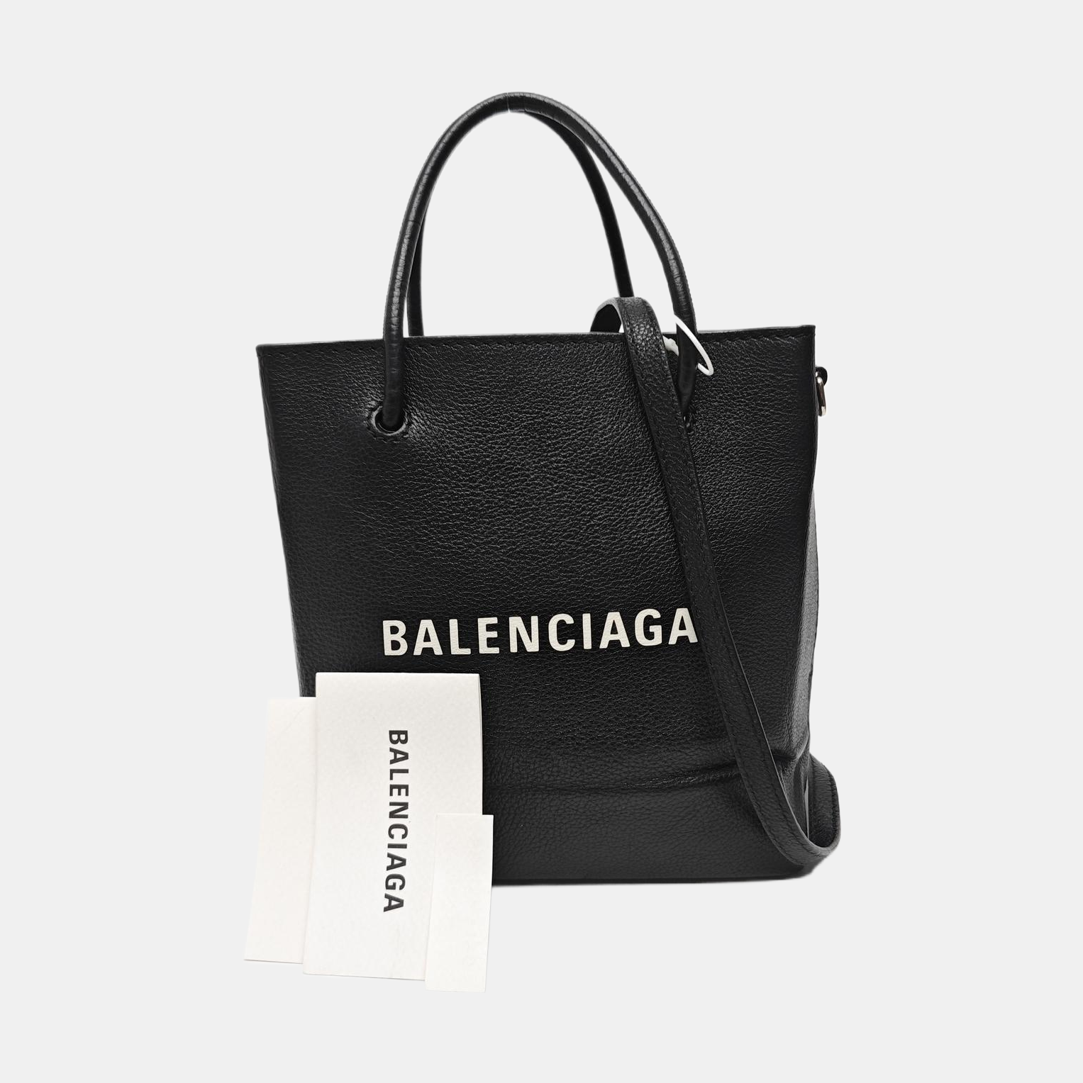 Shopping Bag Large Calfskin Black