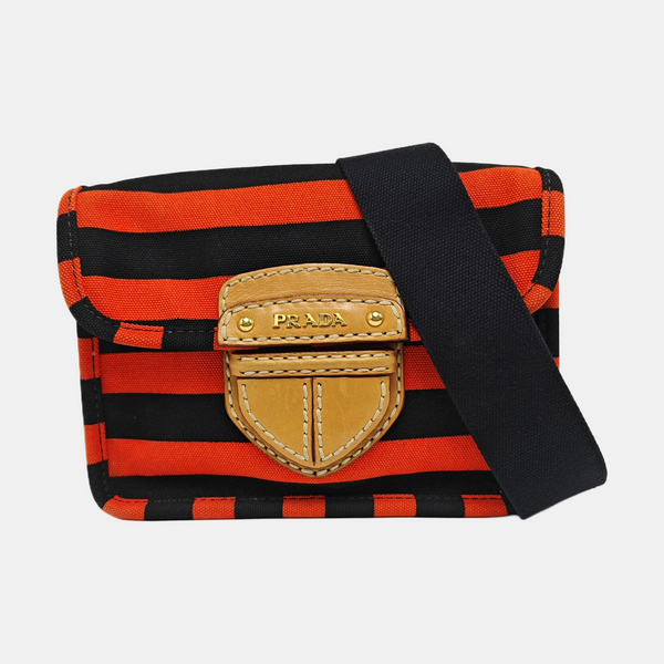 Canvas Crossbody Bag Multicolor