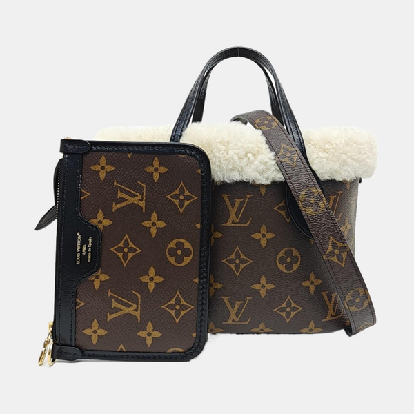 NEVERFULL INSIDE OUT BB Monogram Coated Canvas Brown