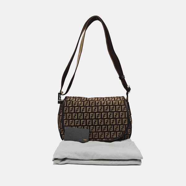 Canvas Shoulder Bag Brown