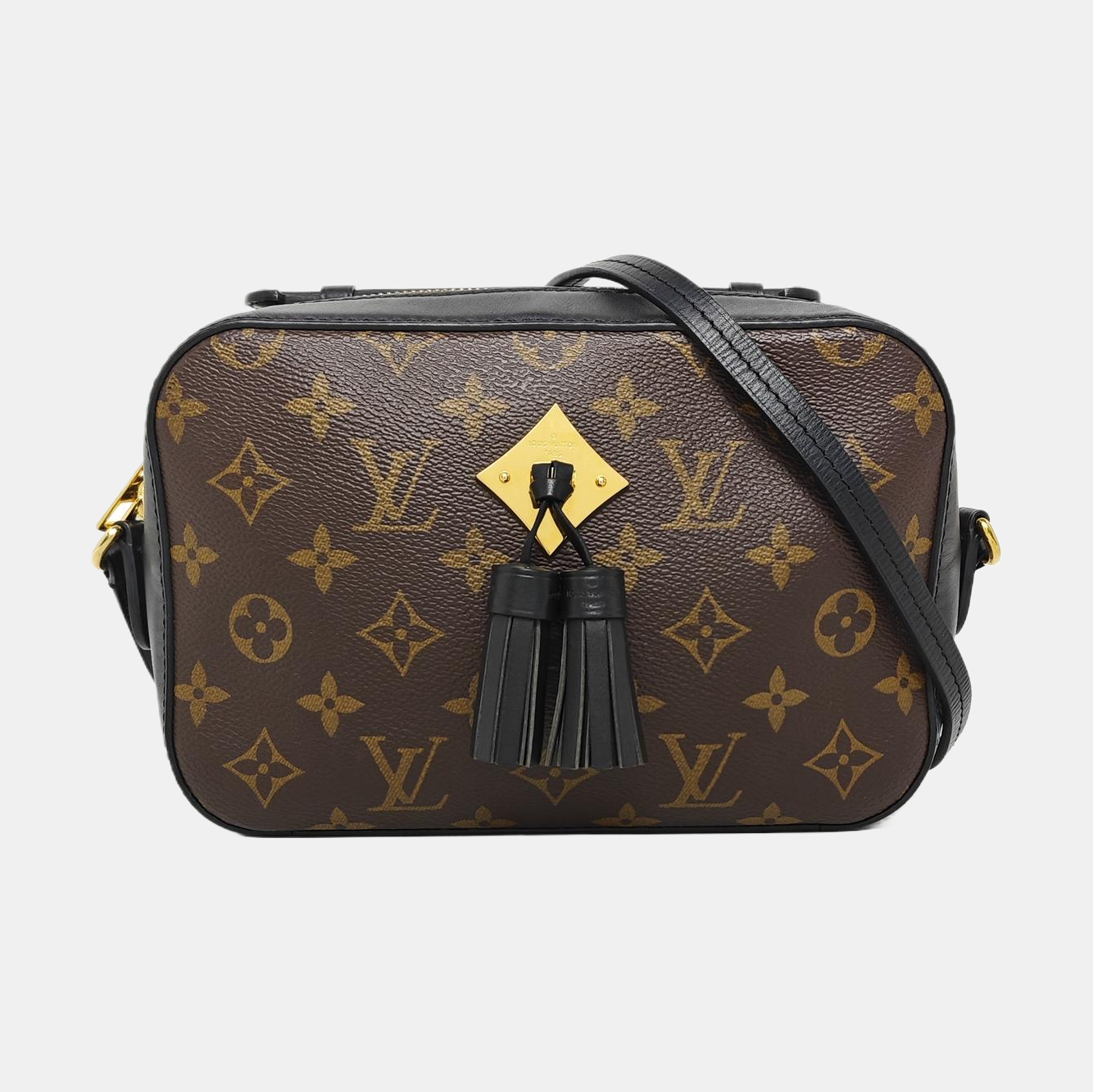 SAINTONGE Monogram Coated Canvas Brown