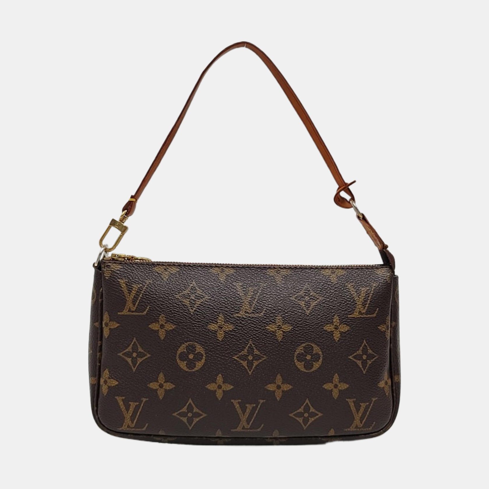 ACCESSOIRES Monogram Coated Canvas Brown