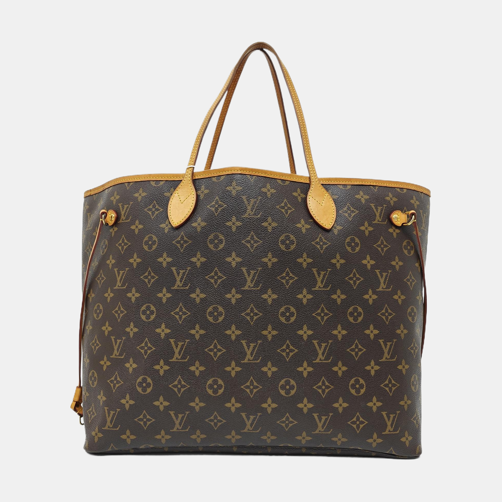 NEVERFULL GM Monogram Coated Canvas Brown