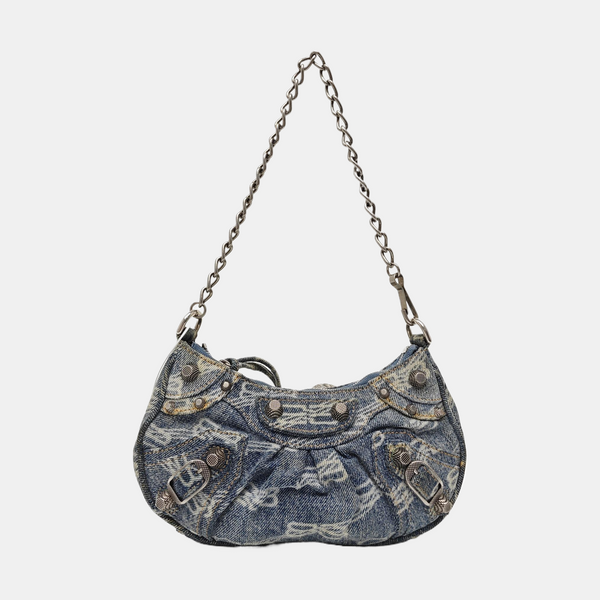 Le Cagole Mini Denim Blue