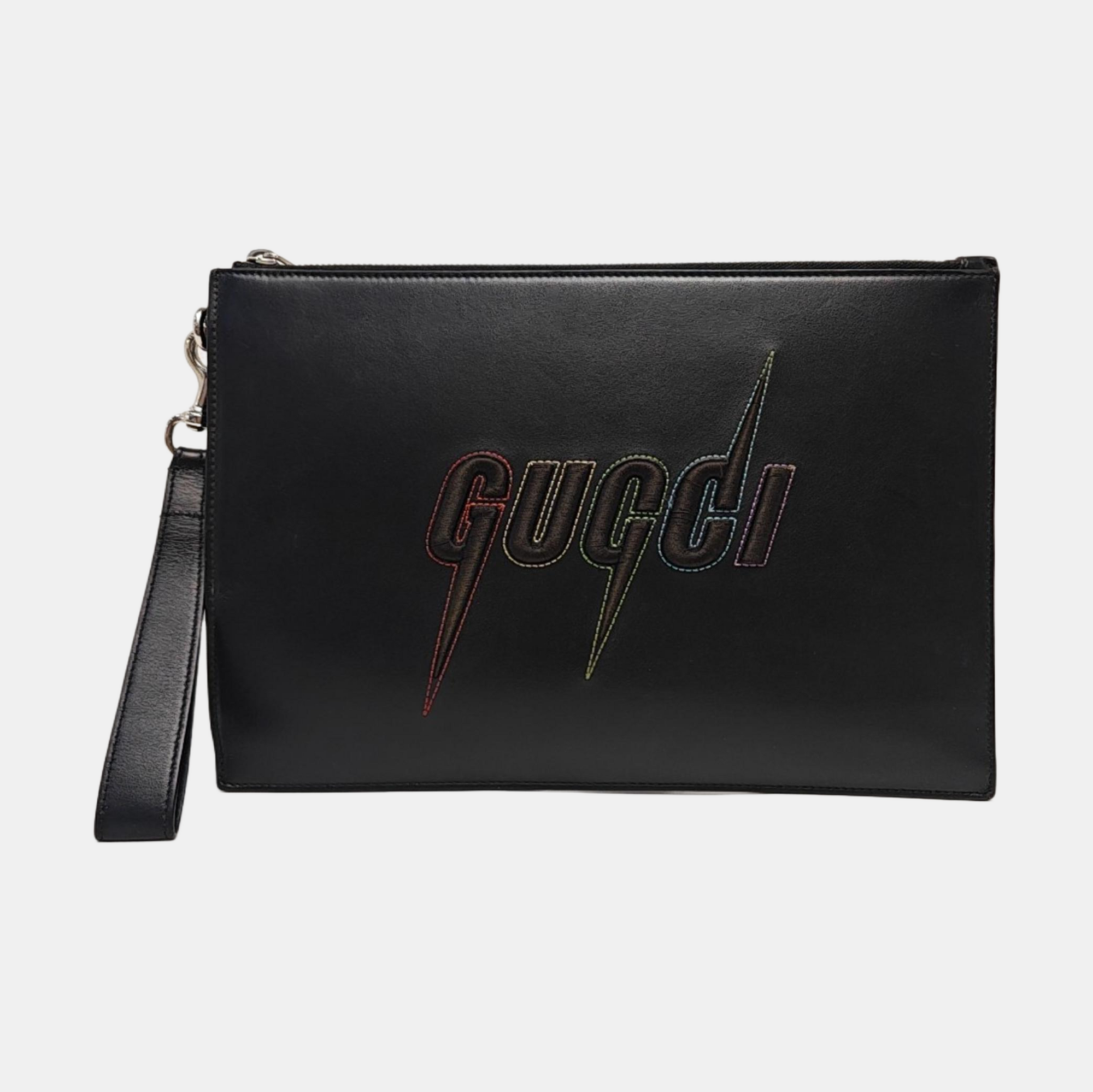 Calfskin Clutch Black