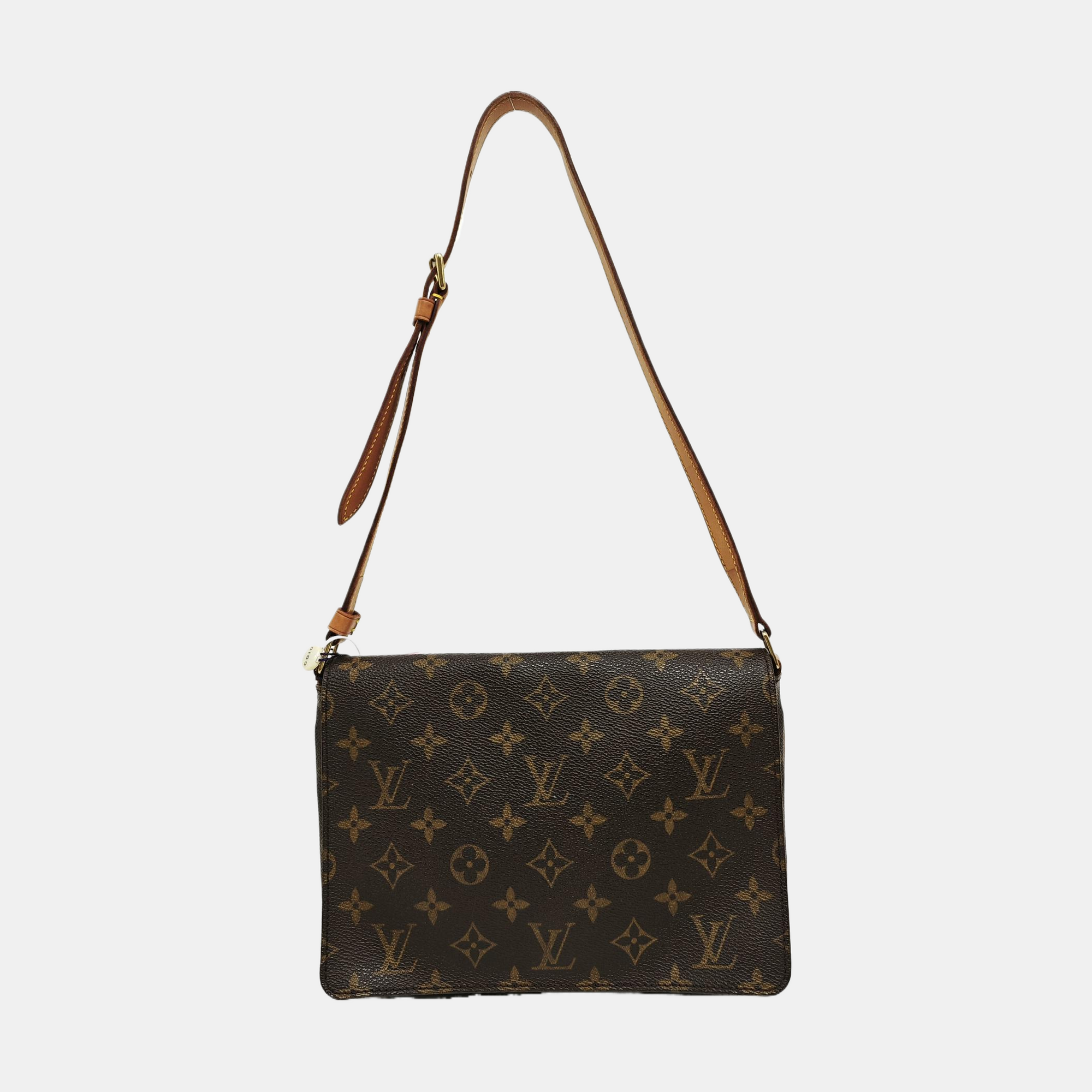 MUSETTE TANGO Monogram Coated Canvas Brown
