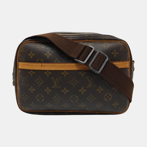 REPORTER PM Monogram Coated Canvas Brown
