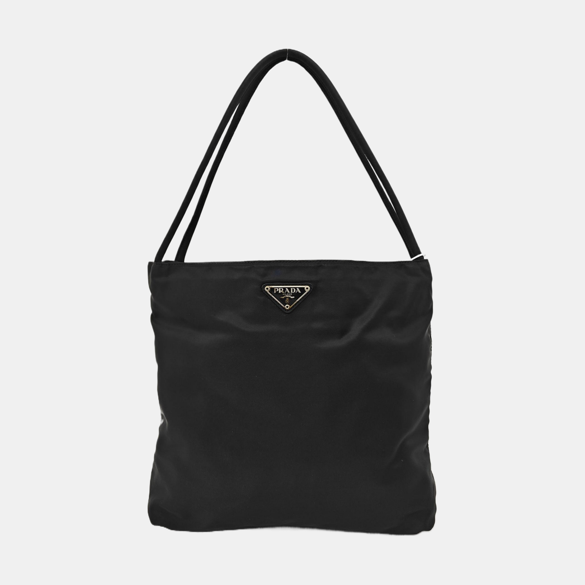 Nylon Tote Bag Black