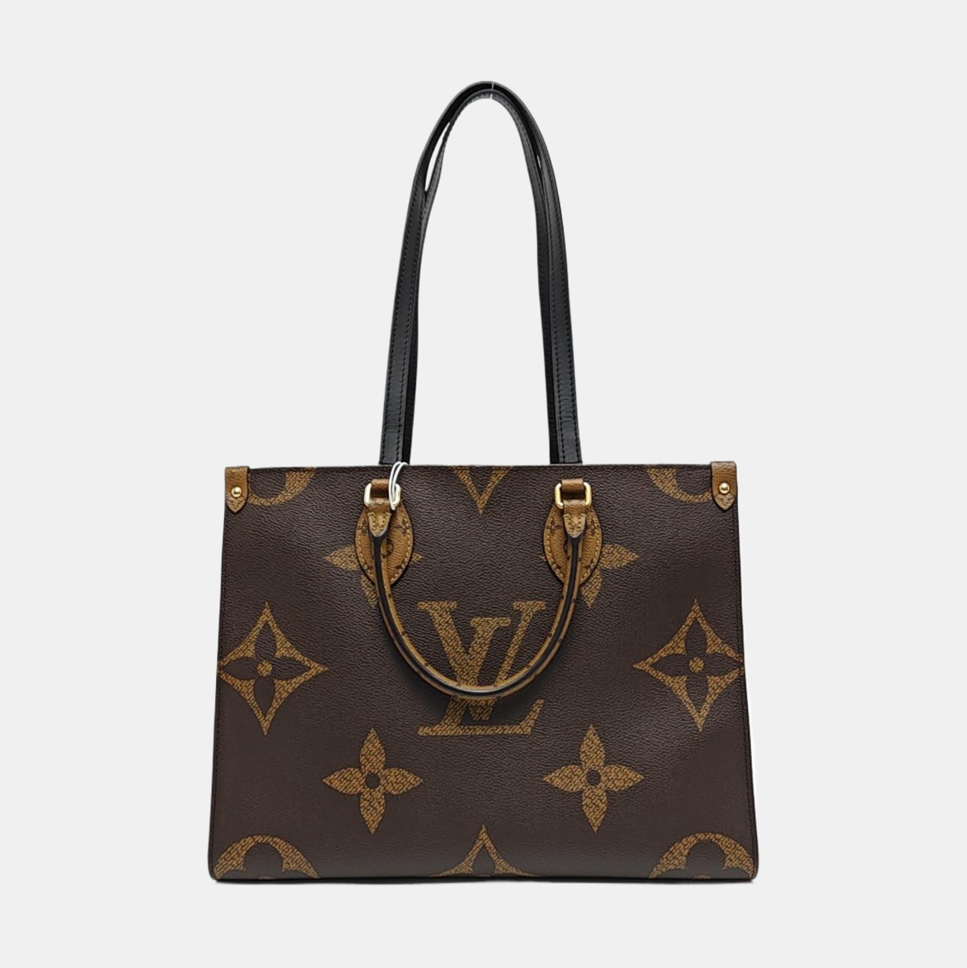 ONTHEGO MM Lona Monogram Revestida Marrón