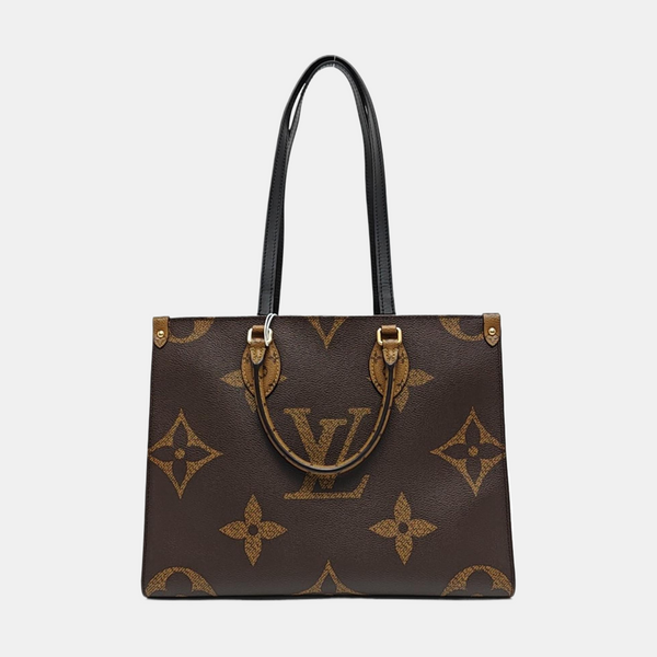 ONTHEGO MM Lona Monogram Revestida Marrón