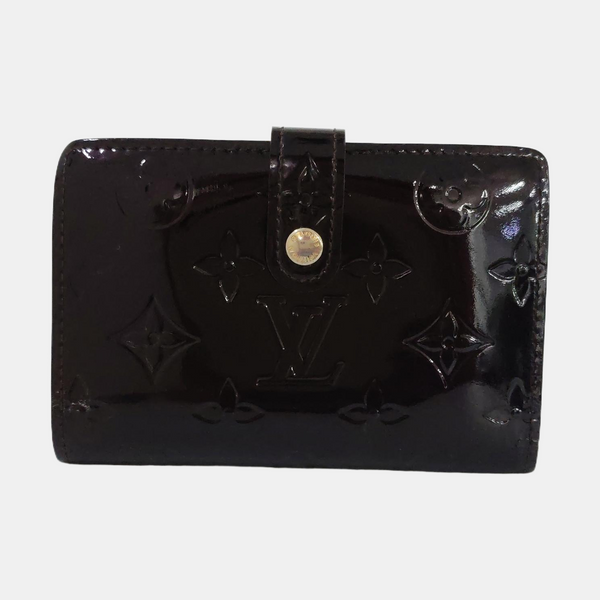 VIENNOIS Monogram Patent Leather Red Wallet