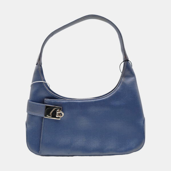 Clasp Hobo Fabric Blue